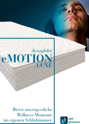 Dynaglobe® eMOTION LUXE Luftkernmatratze App-Anbindung