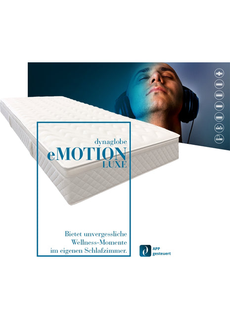 Dynaglobe® eMOTION LUXE Luftkernmatratze App-Anbindung