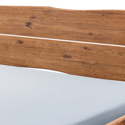 Oak Holzbett - Massivholz Charme, Modernes Design-Holzbett