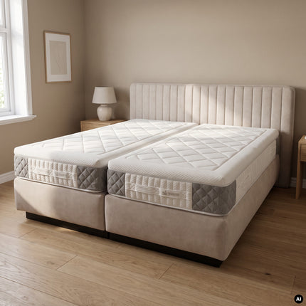 Boxspringbett Yoga - mit Bettkasten - mit Svane Smart Matratze