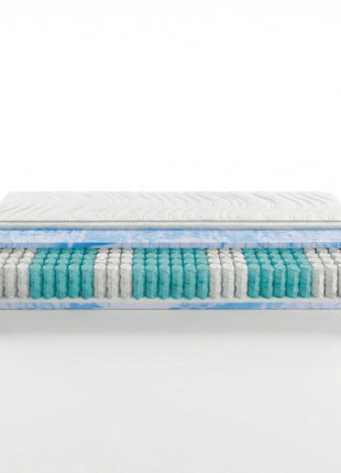 Bretagne Hybridmatratze | 7 Zonen Tonnentaschenfederkern & Gelschaumauflage