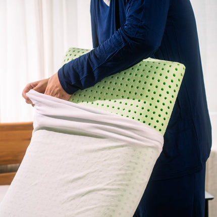 Green Papaya® - Green Pillow Kissen | Nackenstützkissen | Green Memory-Schaum Visco Kissen