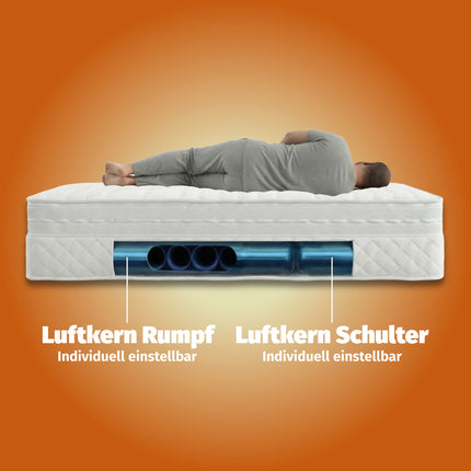 Luftkernmatratze Dual Deluxe Anpassbare Matratze, 2 Luftkerne