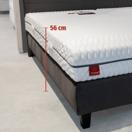 Boxspringbett Jubi - Boxspringbett mit Brinkhaus Florenz TTFK Matratze / 180x200