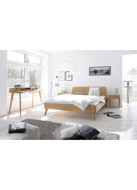 Hasena - Milieu Masito Edda Holzbett Eiche Bianco