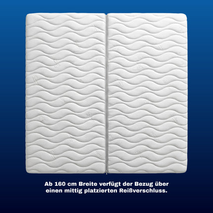 Silver Medi Bezug / nur Bezugsdeckel / für Wasserbetten & Luftkernsysteme