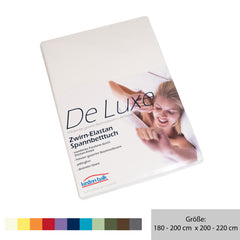 De Luxe Zwirn Spannbetttuch (240 gr.) - Kirsten Balk viele Farben, dickes Material