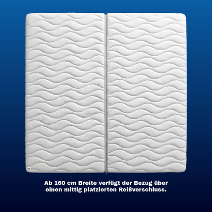 Silver Medi Bezug / nur Bezugsdeckel / für Wasserbetten & Luftkernsysteme
