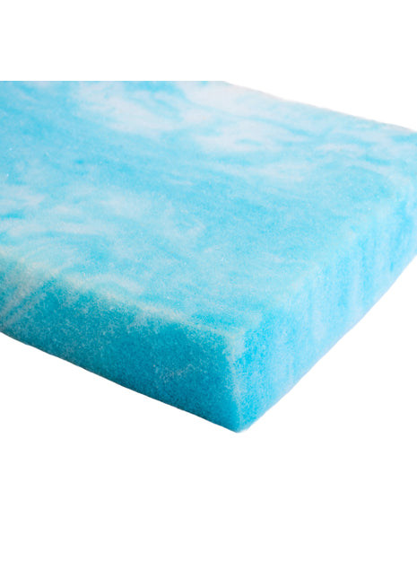 Topperschaum - Soft BLUE (ohne Bezug) / Passend für alle Luftkernmatratzen