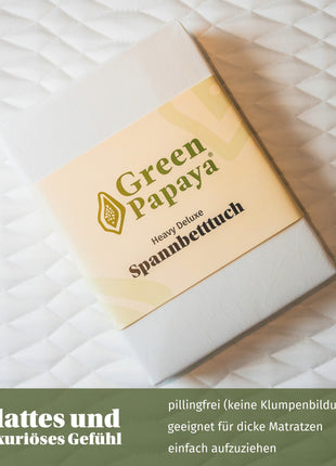 Green Papaya® - Heavy Deluxe Spannbetttuch