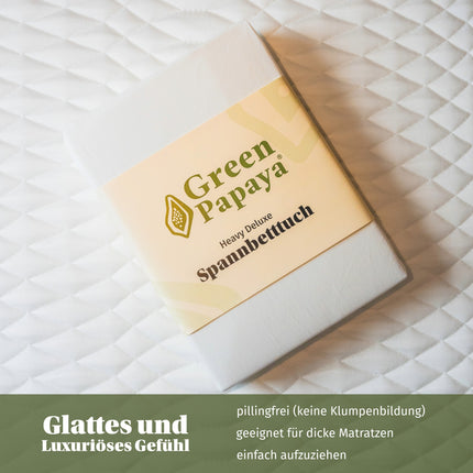 Green Papaya® - Heavy Deluxe Spannbetttuch