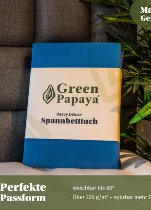 Green Papaya® - Heavy Deluxe Spannbetttuch