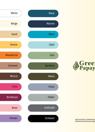 Green Papaya® - Heavy Deluxe Spannbetttuch