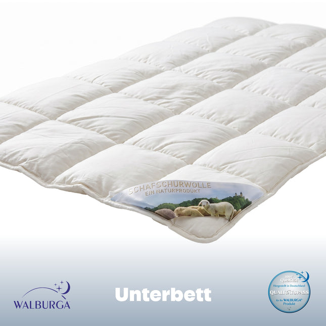 Walburga® - Unterbett Merinoschurwollfüllung | Waldenburger Bettwaren