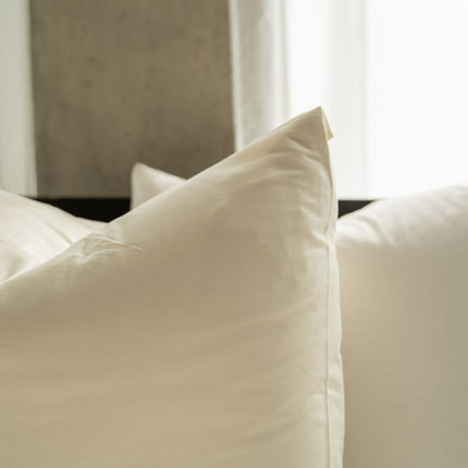 Kayori Bettbezug Saya Baumwollsatin - Offwhite