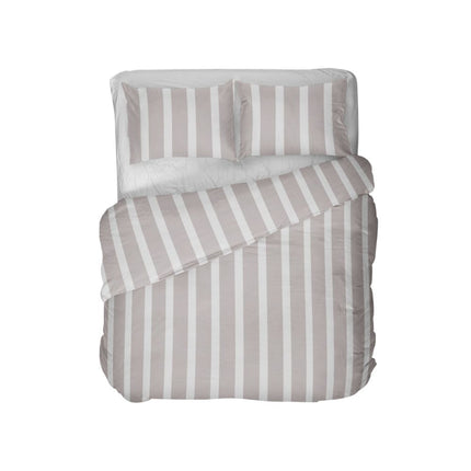 Kayori Bettbezug Dasshu Baumwollsatin – Grau