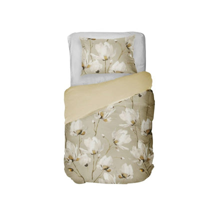 Kayori Bettbezug Mano Baumwollsatin – Taupe