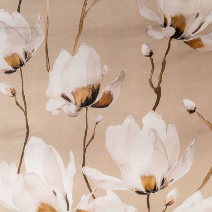 Kayori Bettbezug Mano Baumwollsatin – Taupe