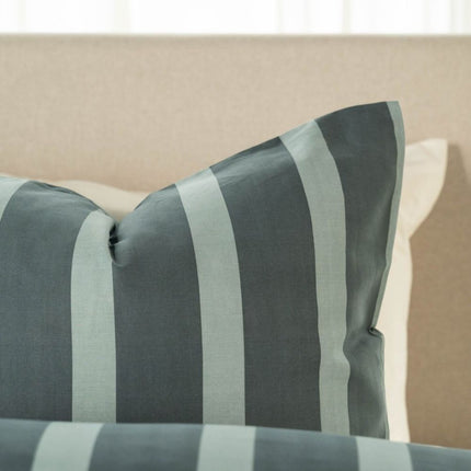 Kayori Bettbezug Dasshu Baumwollsatin – Blau
