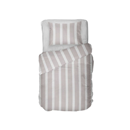 Kayori Bettbezug Dasshu Baumwollsatin – Grau