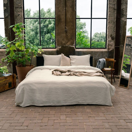 Kayori Bettbezug Rinen Leinen – Sand