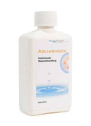 Aquashock Entkeimende Wasserbehandlung Entkeimer Stricker Chemie 250 ml