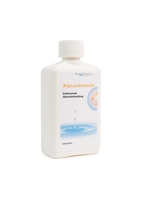 Aquashock Entkeimende Wasserbehandlung Entkeimer Stricker Chemie 250 ml