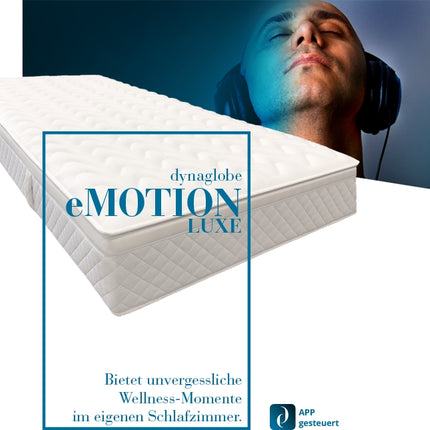 Dynaglobe® eMOTION LUXE Luftkernmatratze App-Anbindung