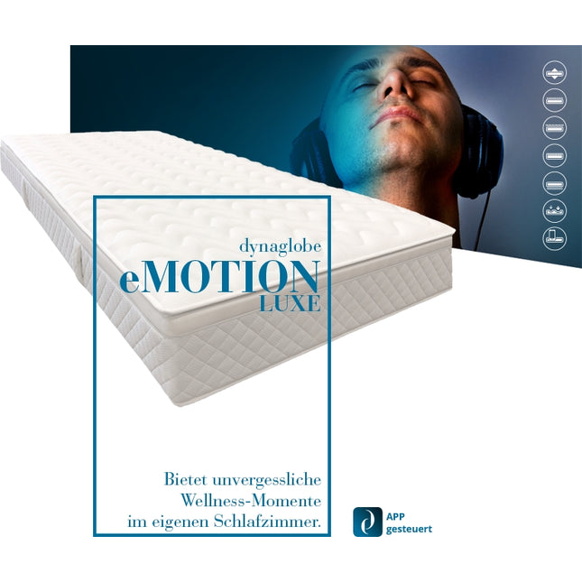 Dynaglobe® eMOTION LUXE Luftkernmatratze App-Anbindung